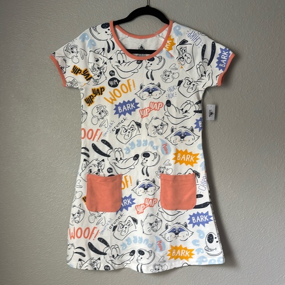 NWT Disney Parks Dogs and Cats Character Dress Girls Size Large - Picture 1 of 11
